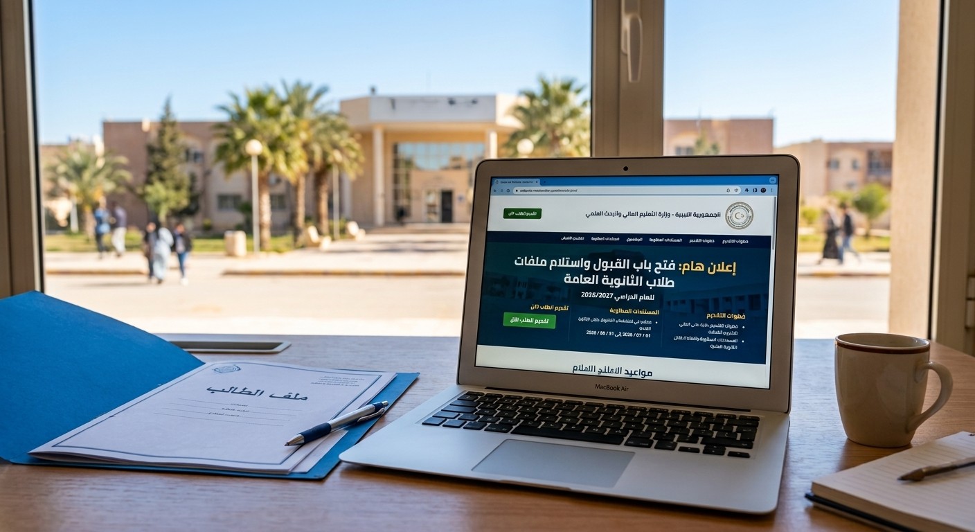 بدء القبول في استلام ملفات طلبة الثانوية
