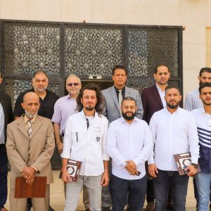 اللجنة التأسيسية للاتحاد الليبي للبلياردو والسنوكر في زيارة للجامعة
