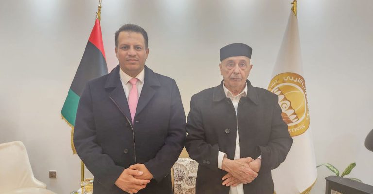 رئيس الجامعة يلتقي رئيس مجلس النواب المستشار عقيلة صالح